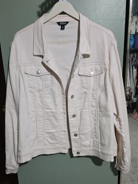 Buffalo David Bitton Pale Pink Denim Jacket